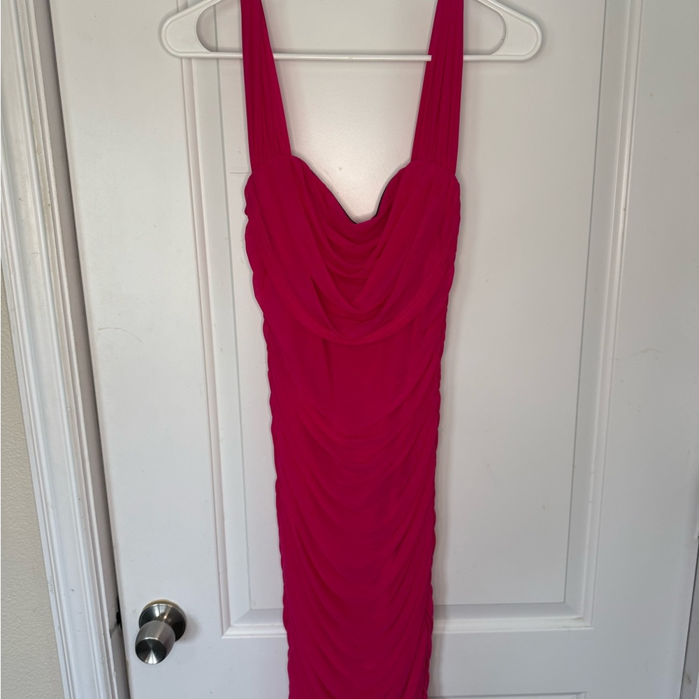 Chic Magenta Dress- prettygarden women size S, new with tags - Picture 12 of 13